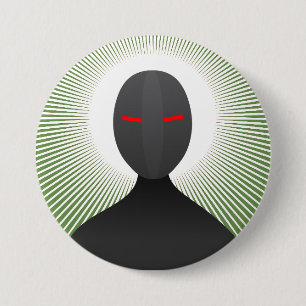 Alien Jesus 3 Inch Round Button