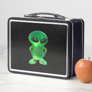 Alien Jewel Metal Lunch Box
