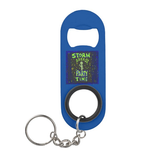 alien keychain bottle opener (Front)