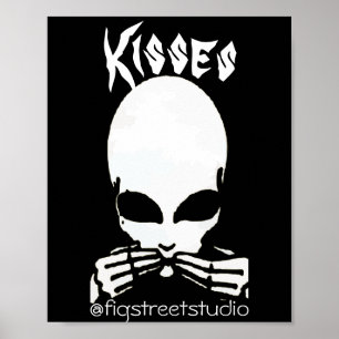 Alien, Kisses edit text, Poster