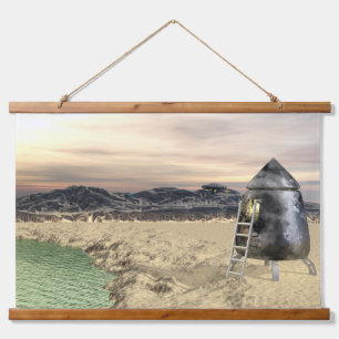 Alien Lander Hanging Tapestry