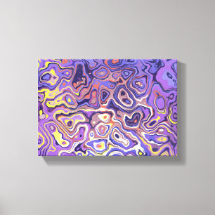 Alien landscape canvas print