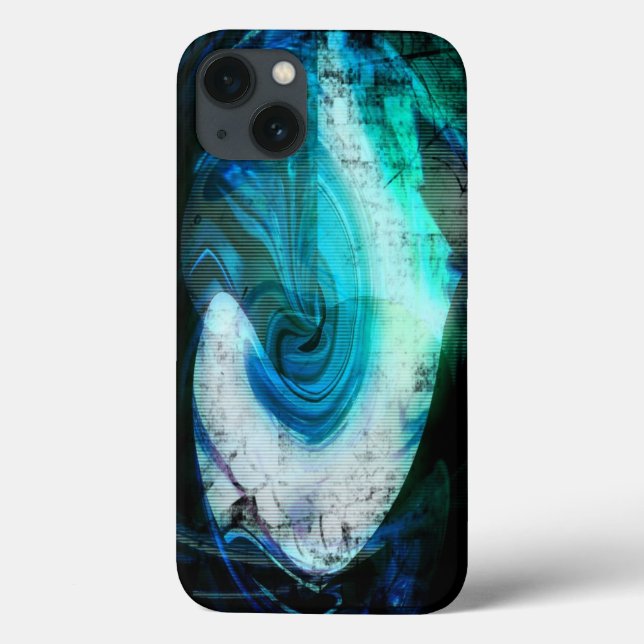 Alien Landscape Grunge iPad Case (Back)