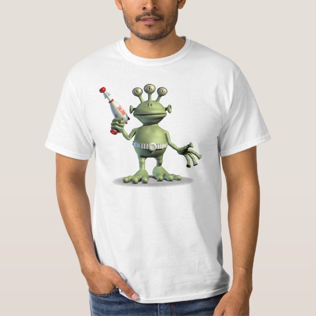 Alien Laser Gun T-Shirt (Front)