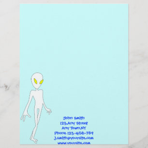 Alien  Letterhead Template