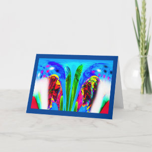 Alien lifeform holiday card