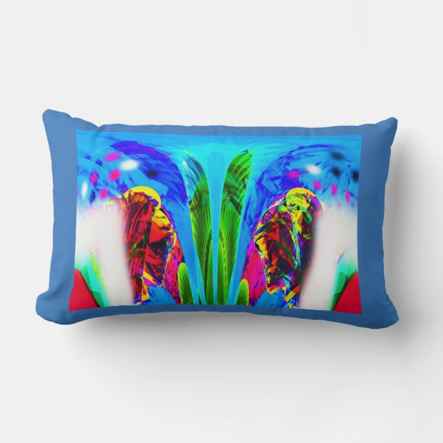 Alien lifeform lumbar pillow (Front)