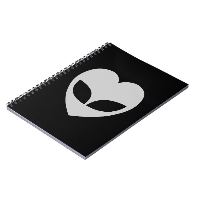 Alien Love Heart Carnet (Côté gauche)