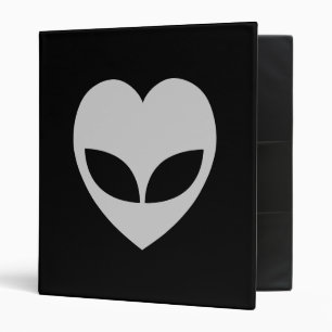Alien Love Heart Classeur