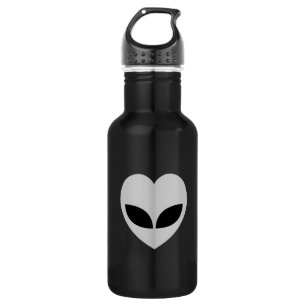 Alien Love Heart Stainless Steel Water Bottle