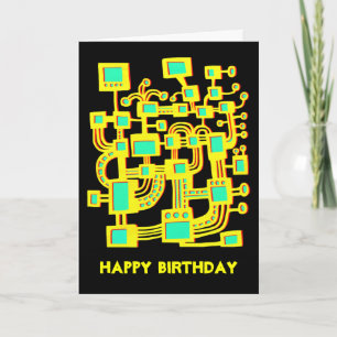 Alien Machine - Birthday Card