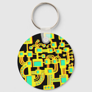 Alien Machine Keychain