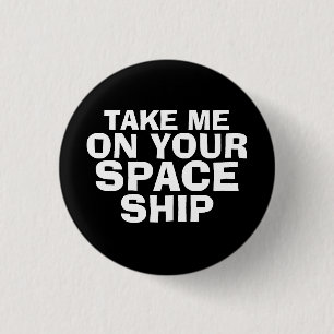 Alien Magnet 1 Inch Round Button