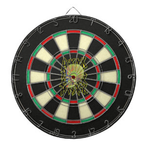 Alien Martian Attack Ack Ack Ack Funny Dartboard