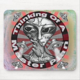 Alien Master Plan Mouse Pad