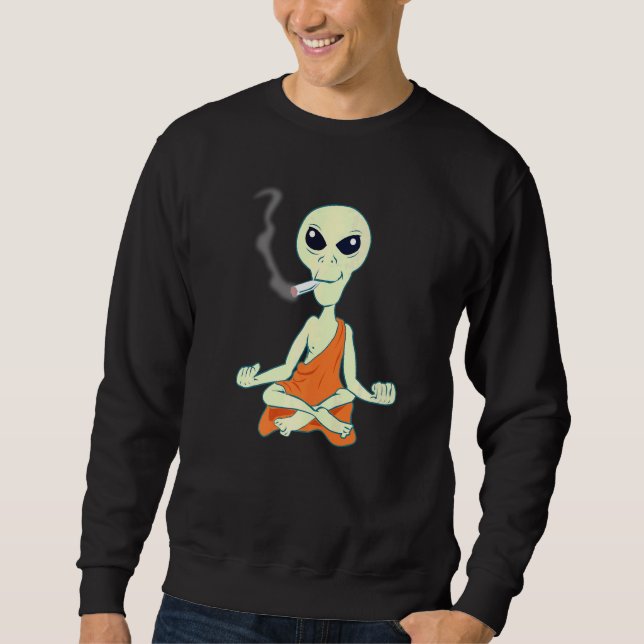 Alien Mediation Universal Love And Unity Sweatshirt (Front)