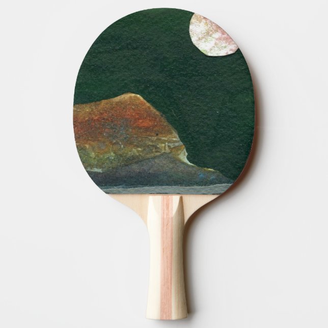 "Alien Moon #3" Ping Pong Paddle (Back)