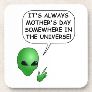 Alien Mother's Day Coaster