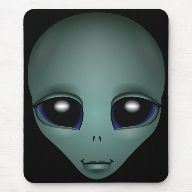 Alien Mouse Pad Cute Alien Mousepads Customize (Front)