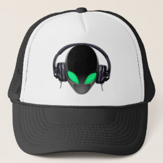 Alien Music Lover DJ - Smooth Cetacean Trucker Hat