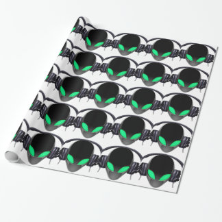 Alien Music Lover DJ - Smooth Cetacean Wrapping Paper