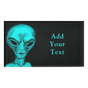 Alien Name Tag