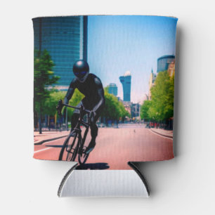 Alien nature earth digital art poster can cooler
