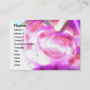 ALIEN NEREIDE /NYMPH OF WATER,PINK SEASHELL Sci-Fi Business Card