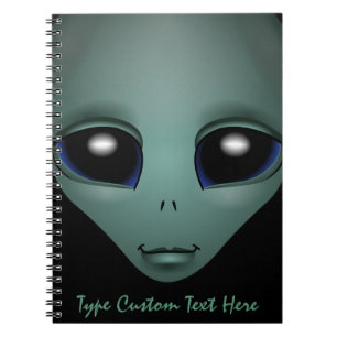 Alien Notebook Personalized Cute ET Notebook