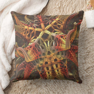 Alien Octopus Throw Pillow