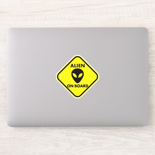 ALIEN ON BOARD STICKERS (Computer)