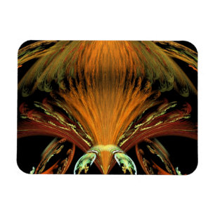 Alien Orange Insect Magnet