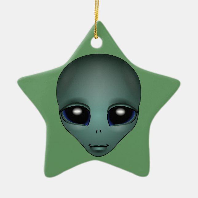 Alien Ornament Cute Alien Decorations Gifts (Front)
