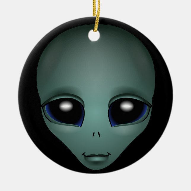 Alien Ornament Cute Alien Decorations Gifts (Front)