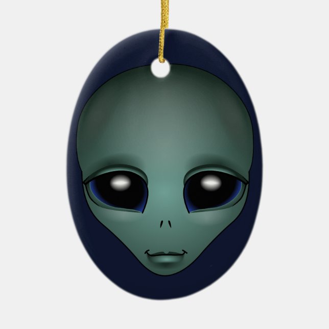 Alien Ornement mignon Décoration Alien personnalis (Devant)