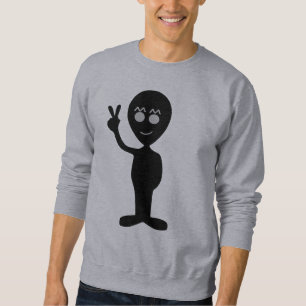 Alien peace sign T-Shirt Sweatshirt