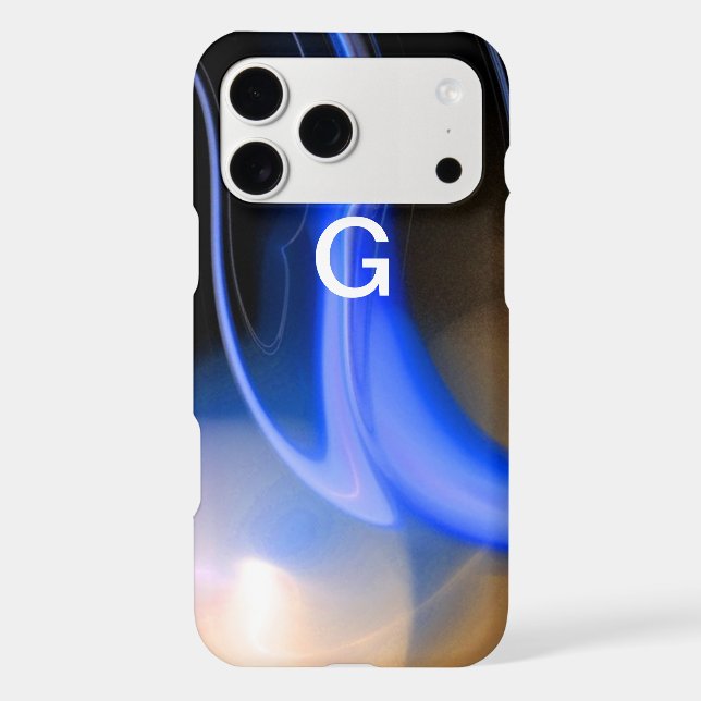 ALIEN PEARL MONOGRAM Abstract Blue (Back)