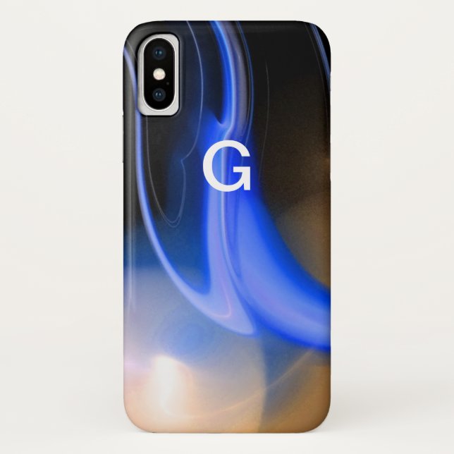 ALIEN PEARL monogram purple Case-Mate iPhone Case (Back)