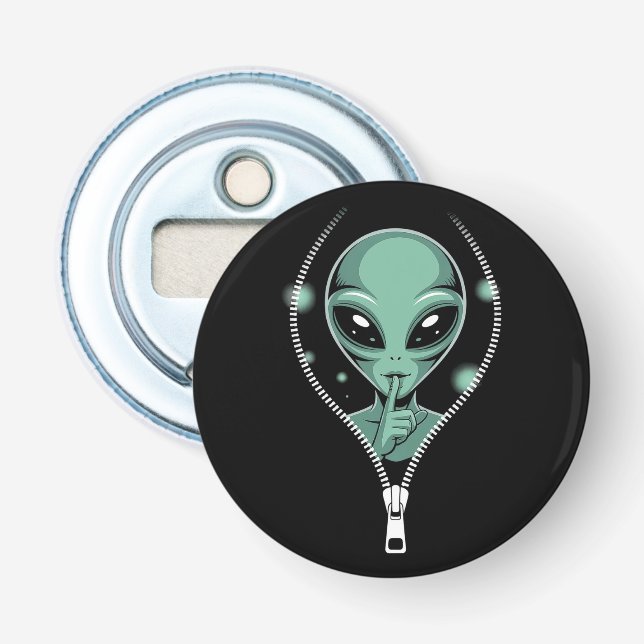 Alien Peeping Bottle Opener (Front)