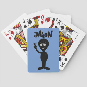  ALIEN PERSONALIZED PLAYING CARDS