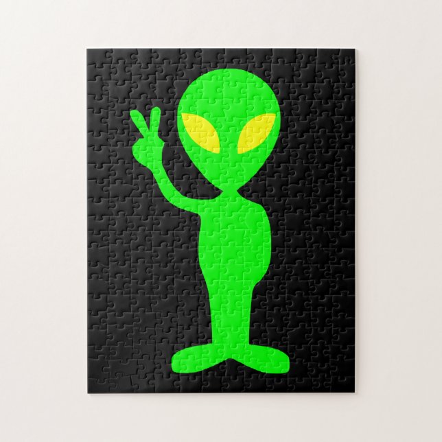 ALIEN PETIT HOMME VERT JIGSAW PUZZLE (Vertical)