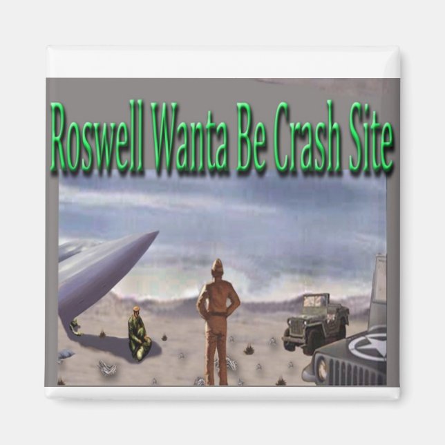 alien photo new copy magnet (Front)