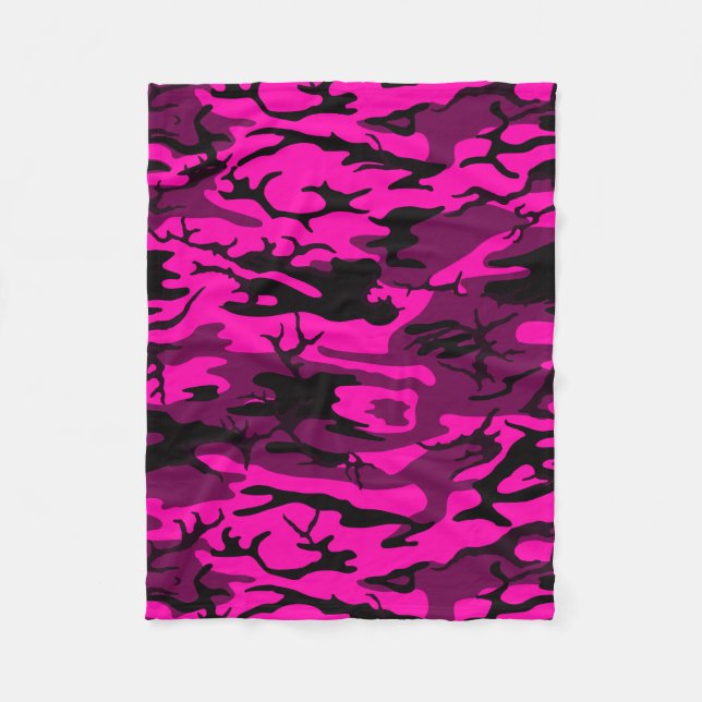 Alien Pink Camo Blanket (Front)