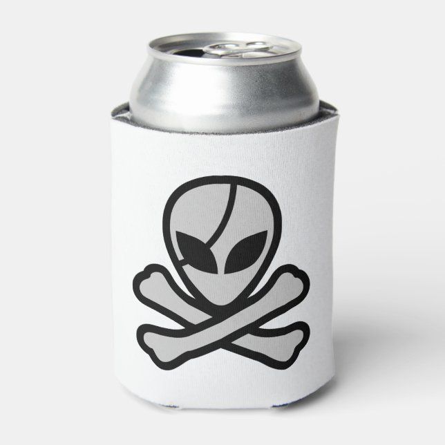 Alien Pirate Can Cooler (Can Front)
