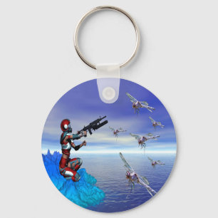 Alien Planet Keychain