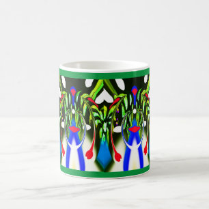 Alien plant life forms art coffee mug