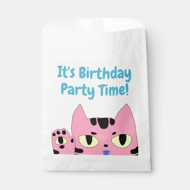 Alien Pocket Cat Favour Bag (Front)