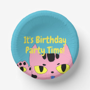 Alien Pocket Cat Paper Plate