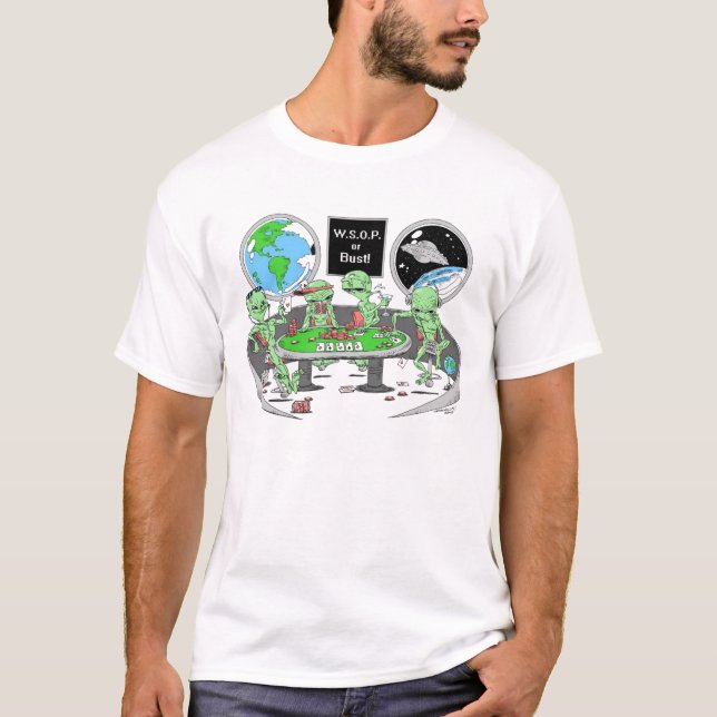 alien-poker T-Shirt (Front)