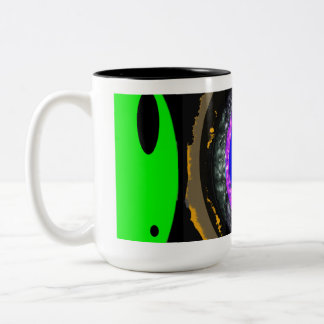 Alien Portal by Skullnskin Graphics ; Digital Art Two-Tone Coffee Mug